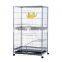 Pawhut 59" Indoor Hutch Small Animal Pet Cage with Stand - Black
