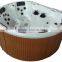 Cheap mini outdoor hot spa tub with led light