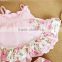 pink Toddler Outfit Girls Clothes Ruffled Bloomers Damask Swing Top Toddler Girl's Clothes Set Includes Top and bottoms