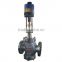 v-type PTFE ss304 flange steam regulating valve with electric