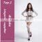 New style Polyester adult sexy santa claus ladies santa dress costume