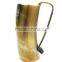 Drinking horn beer mug/tankard and glass real horn buffalo/ox latest design in india royal mug bulk manufacturer