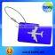 Tuopu funny luggage tag,aluminum alloy airbus luggage tag, aluminum travel label