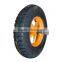 4.00-8 Wheelbarrow tire tube with steel rim and axle
