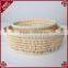 Graceful weaved round PP rattan bread basket for wholesale