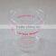 Customized cute logo disposable plastic PP cup with different voliumer
