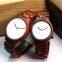 2017 wood watch Shenzhen wooden factory red sandal wood watches