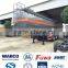 china carbon steel 40m3 liquid chemical tanker semi trailer