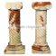 Best Salling BROWN GOLDEN ONYX COLUMNS PILLARS CARVED TOP