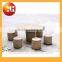 Garden marble top wood dining table for outdoor furniture