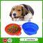 Portable Silicone Travel Food&Water Bowl For Pets Expandable Silicone Pet Bowl