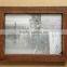 Vintage baked color wooden photo frame with roaster color