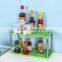 Mix color Stock Layer 2 Steel Tub Multifunction Combined Storage Rack