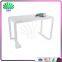 New Design Acrylic Salon Table Glass Coffee Table Clear Office Table Nail Manicure Table