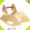 2017 wholesalers rocking horse wooden rocking horse high quality wooden rocking horse W16D082B