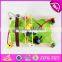new design bead maze wooden kids roller coaster toy for education W11B141-S