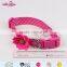 Custom printed pet flower grooming product nylon dog collar