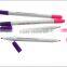 Kearing brand Fabric garment air erasable self vanishing violet+pink color Dual tipped air erasable marker # AT10-VP