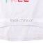Hot sale long style girls white print letters short sleeve T-shirt with 100% cotton fabric