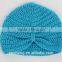 Top quality plain custom winter knitted newborn baby hat