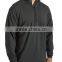 Men's Black Performance Half-Zip Pullover Jacket Raglan Sleeve Pullover Jersey Dry Fit Moisture Wicking Running Top Sports Wear