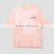 Best selling woman summer t-shirt embrodiery t-shirt cotton woman clothing