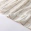2017 Spring Summers women linen ivory plain solid color skirt with side zipper
