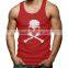  china printing cotton wholesale mens custom gym stringer vest