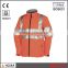 Workwear uniforms hi-vis softshell reflective safety jackets