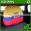 Hot selling sublimation printed football game promotional gifts car hood cover flag