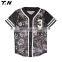 Fashion button down custom baseball jersey
