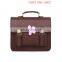 Custom design Vintage PU School book bag for teenagers