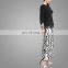 Hotsale Muslim Maxi Dress Elegant Stripe Printing Islamic Dress Abaya High Quality Baju Kurung