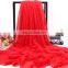 Women 100% Natural Silk Scarf Shawl Female Pure Silk Scarves Wraps Thin models Plus Size Shawls Long Beach Cover-ups