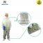 50mm anti static vacuum hose cleanroom esd smock esd protection device
