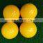 one layer colored golf practice ball restricted distance