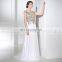 Best Selling Cap Sleeve Exquisite Beaded Chiffon Long Evening Dresses LX288