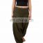 Hippie Trousers Aladdin Pants Baggy Gypsy Indian Solid color, Alibaba Harem Genie Trouser Baggy Pants Afghani Unisex wholesale