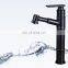 Pull down Black vintage Lavatory Basin Sink Faucet pull out basin mixer tap for Above Counter Basin
