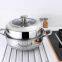 stainless steel pot set soup pot  steamer double layers triple layers cooking pot multi-function