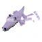 Amazon hot selling dog chew linen animals crocodile toy