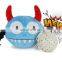Durable and funny bouncing ball toy squeaky and vibrating electric ball monster toy for dog