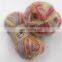 Top quality Crochet 5.5NM 100% acrylic yarn space dye in ball Mossy Yarn for hand knitting