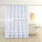 I@home Modern Wholesale Eco Friendly Waterproof Bathroom White Ruffle Shower Curtain Polyester