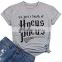Halloween series European and American hot style short-sleeved women's T-shirt pure cotton loose large size casual letter