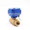 Economical DN8 DN10 DN15 DN20 DN25 DN32 brass 2 way electric motor actuated ball valve electric motor valve