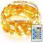 10 100 LED Light Decoration with 24 keys Remote Control copper string led for Wedding Party