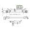 304 Stainless Steel I Shape Straight Curtain Tension Shower Rod