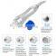 Skin tightening shockwave radio frequency vacuum roller body contouring machine
