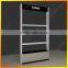 Modern designed shoes island display rack with 3 shelves